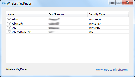 Wireless KeyFinder screenshot
